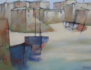 Michael Praed - 'Harbour Shapes, Pale Light', £975