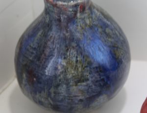 Jane Yates - 'Purple Blue Thumb Pot', £30