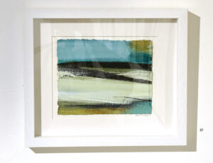 37. Heather McAlpine 'Green Sea' Acrylic on paper £250