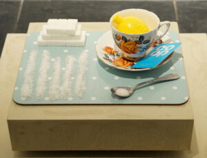 72. Christine Brunnock 'White Stuff' Mixed media - Installation £500