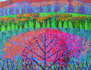 Brian Busslle 'Autumn in Odetta's Garden' (£900)