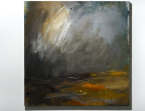 Caroline Hall 'From Salisbury Plain' Oil on canvas SOLD