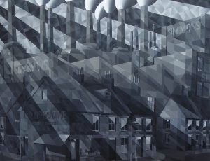 John Dodson, 'A Grey Morning' (acrylic on canvas, 100x120cm) £1200 