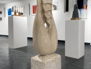 Richard Holliday 'Seed Pod', Ancaster limestone, £9000