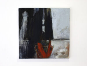 P16. Peter Wray & Judy Collins, 'Dark Harbour - Resting Vessel III'. Oil &mixed media on board SOLD