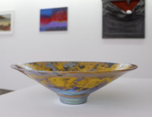 S52. Sutton Taylor, 'Flared Dish'. Ceramic, SOLD