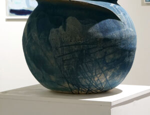 S8 Alan DiMambro 'Blue Spiral Form', ceramic, £550