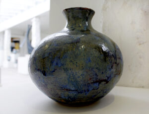 S9. Jane Yates, 'Blue Light'. Coiled stoneware, £230.