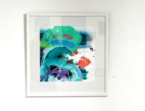 p57 Nigel Moores 'storm', acrylic, £300