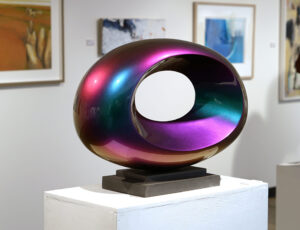 Tom Leaper 'All That Glistens' Jesmonite, prismatic paint £3,800