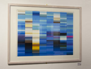 CARL JAYCOCK-'PENZANCE-ESSENCE' Gouache on museum board £3000.  
Incl. frame:
	80.5 x 106.5cm
Excl. Frame:
	62 x 80 cm
