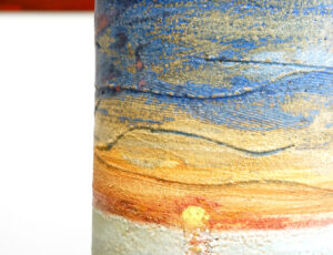 Colin Caffell 'Sunset Cylinder', stoneware, SOLD