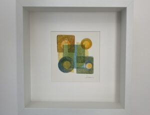 Dorrie King, ‘An Extra Stencil Crisis’, version 4,
Intaglio print, sliced oak chair leg, letterpress, hannemuhle paper,
27 x 27 cm (framed), £140