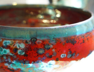 Sutton Taylor 'Convex Bowl, Red' (detail) Ceramic SOLD