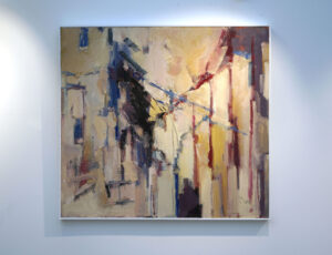 David Moore 'Porthmeor Road' Oil on canvas SOLD