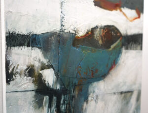 Peter Wray & Judy Collins 'Empty Vessel' Oil and mixed media on board £900