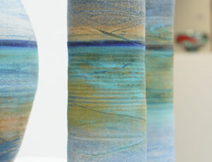 Colin Caffell 'Seascape Cylinder' Stoneware £395
