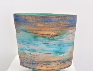 Colin Caffell 'Thrown & Reconstructed Vessel', stoneware, £425