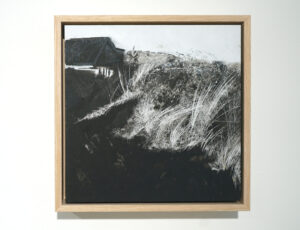 Steven Platt 'Towans Grasses' Acrylic on board. Incl. frame: 22 x 22cm. Excl. frame: 20 x 20cm SOLD