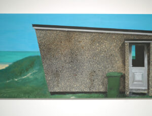Steven Platt 'The Beach' Acrylic on hardboard. 81 x 40.4cm £650