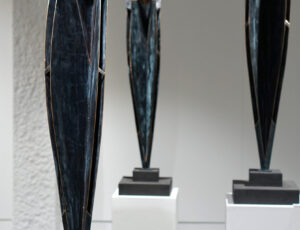 Tom Leaper 'Summit Sentinels' £3,900 (each) Bronze, jesmonite