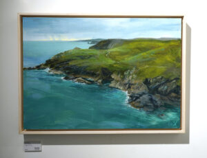 Clark Nichol 'Over Tintagel', acrylic on canvas, £550 