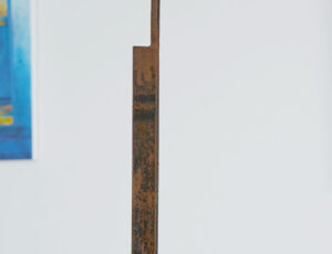 Glyn Walton 'Coastal Horizon', mild oiled steel, 76cm, £1750