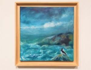 Katrina Slack, 'An Eye on the Storm', mixed media on canvas, £220