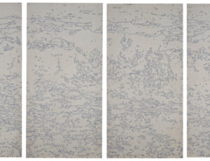 Steffie Richards 'Sea' (Triptych) 50 x 100cm (x3) Oil on Linen £1,820