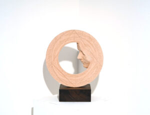 Colin Caffell 'Sophia (Gaia, Mother Earth, Great Mother)' Ceramic and hardwood, £900