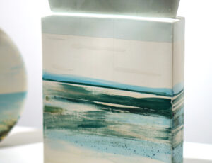 Julie Harper 'Towards the Towans (rectangle shape) Porcelain £300