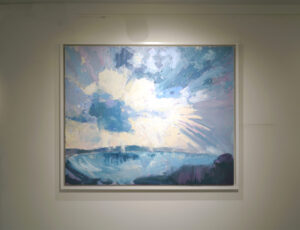 Sophie Fraser 'Bursting Light, Across St Ives Bay' Oil, oil pastel & graphite on canvas £2,800