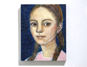 Renee Spierdijk 'Content Girl' Oil on linen £1,200