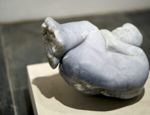 Linda Crane 'Primitive Woman' Blue alabaster stone £1,950