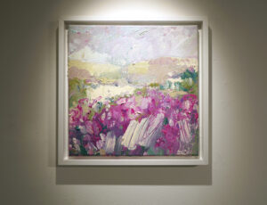 Sophie Fraser 'Getting Lost in the Foxgloves, West Penwith Moors' Oil, oil pastel & graphite on canvas