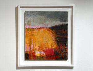 Louise Hamilton 'The Pink Path' Mixed media on board £425