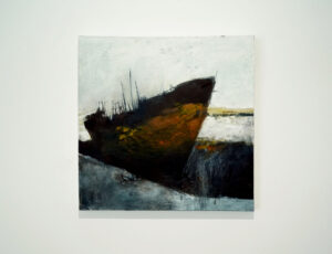 Peter Wray & Judy Collins 'Journeys End' Oil & mixed media on board £1,100