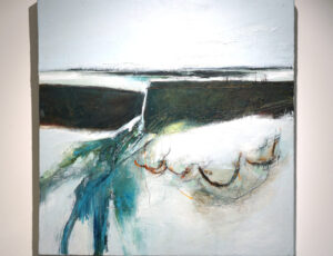 Peter Wray & Judy Collins 'Incoming Tide' Oil & mixed media on board, £1,750