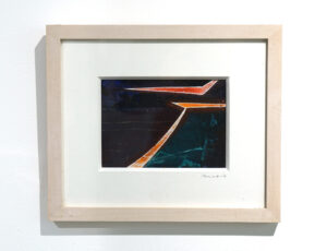 David Moore 'Night Time St Ives' Linocut and oils, £300