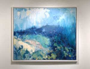 Sophie Fraser 'Pulling Me In, Carn Brea' Oil, oil pastel & graphite (106.5 x 126.5cm incl. frame) £2,800