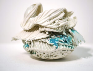 Jenny Beavan 'Whorl' Porcelain, SOLD