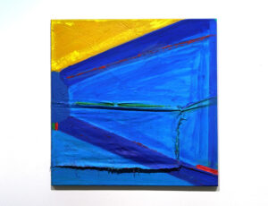 Anthony Frost 'We Float III', 29 x 29in, Acrylic on sailcloth, canvas & sailcloth ties, £6,000