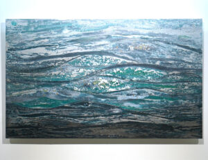 Stephanie Sandercock 'Waves' Acrylic & plaster, £2,900