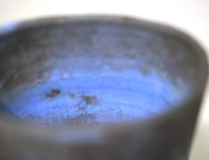 Mary English 'Vessel ('Storm Clouds Clearing' series)' Smoke fired ceramic, SOLD