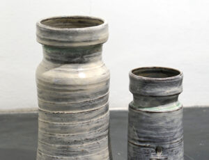 Lloyd Peters 'Vase' Ceramic: Iron, Ash, Copper £385 & 'Vase' Ceramic: Iron, Ash, Copper £255