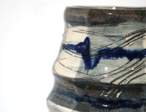 Lloyd Peters 'Vase' Ceramic: Iron, Cobalt, Ash £485