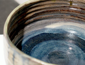 Lloyd Peters 'Footed Bowl' Ceramic: Copper, Cobalt, Chrome £750