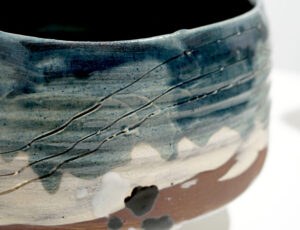 Lloyd Peters 'Footed Bowl' Ceramic: Iron, Ash, Shino £750