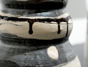 Lloyd Peters 'Bottle Black' Ceramic: Ash, Shino, Tenmoku £1,750