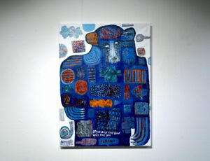 Nancy Pickard 'Some Days the Bear Will Eat You' Mixed media £1,800